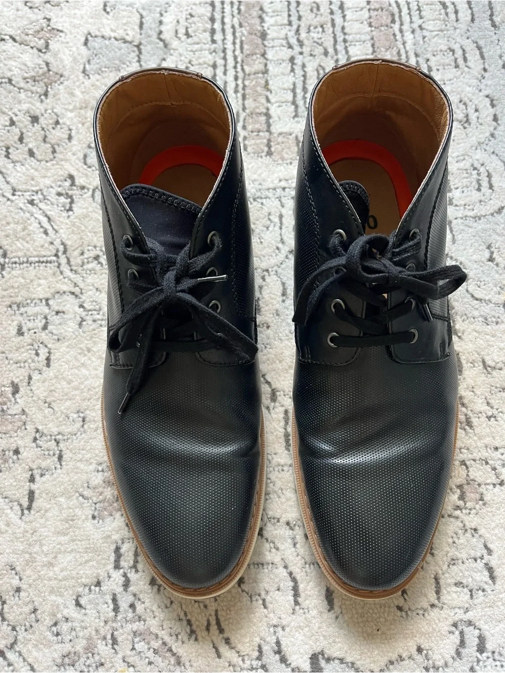 Mix No. 6 Baiyard Black Chukka Boots Lace Up Dress Shoes Size 12 Men’s